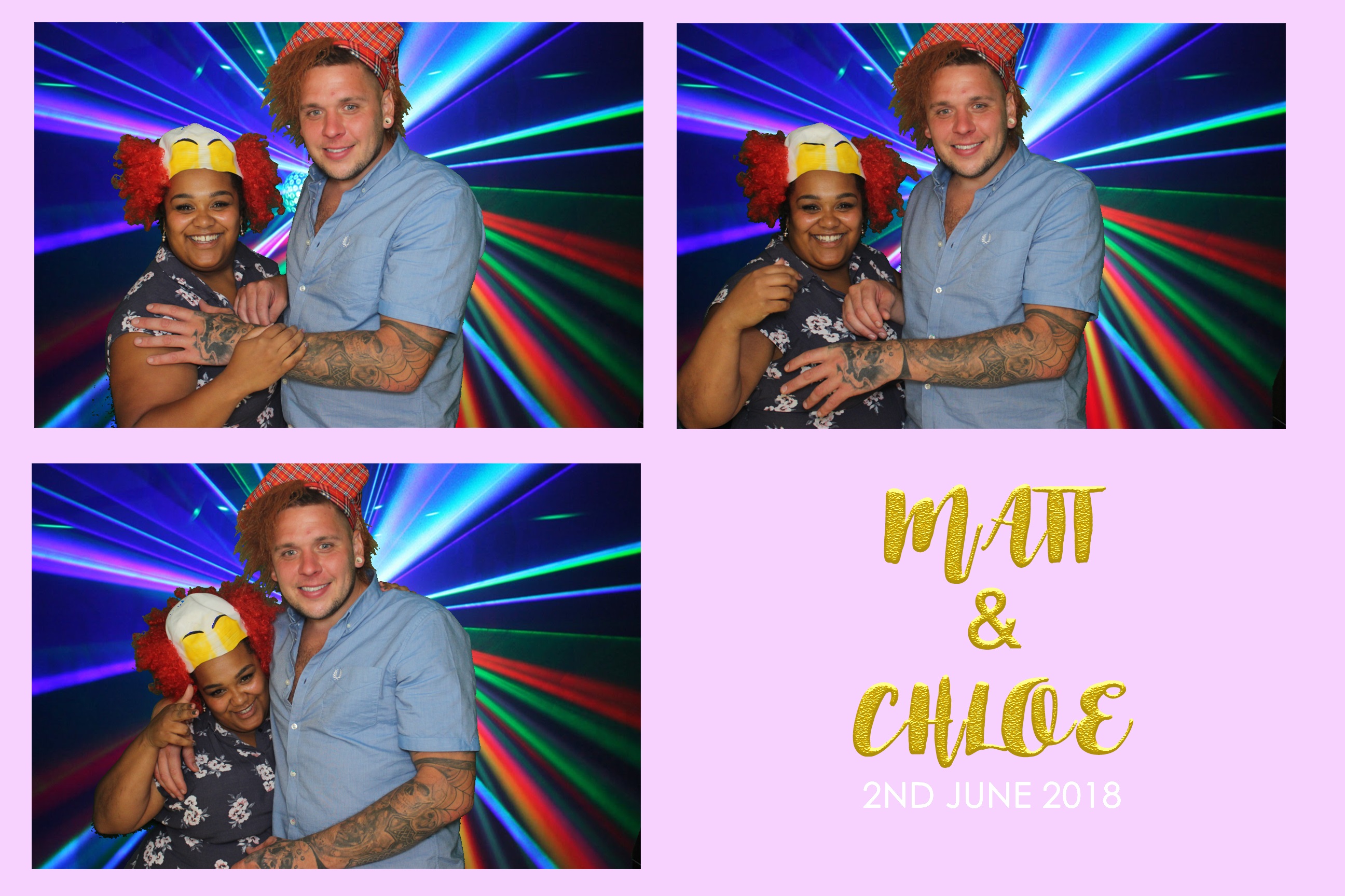 Matt & Chloe  | View more photos from the event at images.mobile-photo-booth.com/u/MobilePhotoBoothUK/Matt-Chloe